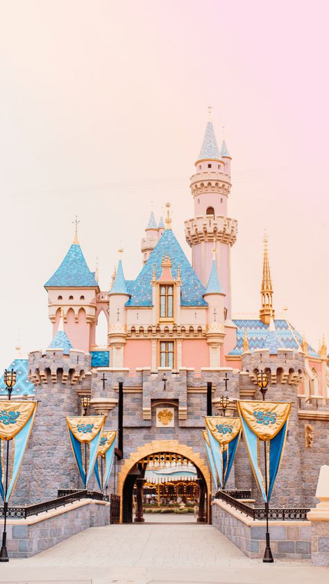 My favorite part of going to any Disney park is the wonderful colors! These dreamy Disneyland wallpapers capture a pastel magic for your mobile phone. So click through and download your favorite iphone wallpaper! Disneyland Iphone Wallpaper, Disneyland Wallpaper, Dunia Disney, Disney Parque, Foto Disney, Disneyland Castle, Disneyland Pictures, Disney Background, Karakter Disney