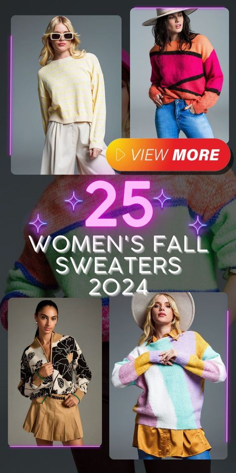 Women's Fall Sweaters 2024: Update your fall wardrobe with women's fall sweaters 2024, featuring trendy and comfy options. Choose from a variety of styles, including knitted pullovers, cozy cardigans, and cute vest outfits. Perfect for pairing with skirts or dresses, these sweaters are available on Shein and Amazon at different prices. Embrace the latest fashion trends and find the perfect sweater to match your fall aesthetic. Fall Outfits 2024 Trends, Fall Trends 2024, 2024 Fall Fashion Trends, Fall Fashion 2024, Skirt Outfits Trendy, Fall 2024 Fashion Trends, Cute Vest Outfits, Dress And Skirt Outfits, Cute Pullovers