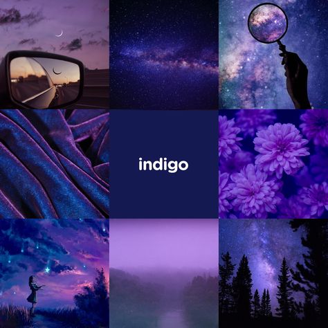 Indigo aesthetic (wisdom) Indigo Color Meaning, Heliotrope Color Aesthetic, Navy Blue And Purple Aesthetic, Special Colors Aesthetic, Indigo Interior Design, Indigo Eyes Aesthetic, Indigo Aura Aesthetic, Indigocore Aesthetic, Purple Indigo Aesthetic