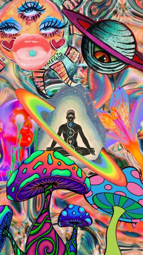 #psychadelic #colorful #trippy #vibes #dontdodrugs Trippy Vibes, Connect With People, Creative Energy, Your Aesthetic, Energy