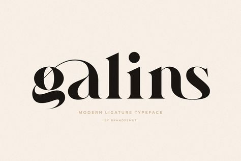 Ligature Font, Logo Luxe, Luxe Logo, Classy Logos, Serif Logo, Classy Fonts, Tattoo Schrift, Minimalist Font, Elegant Serif Fonts