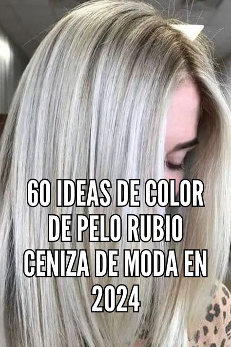 El rubio hielo ceniza fue probablemente uno de los colores de pelo más populares en la década de 2000. Y ahora, ¡ha vuelto! // Crédito de la foto: instagram @catherinelovescolor Instagram, Pelo Color Ceniza, Color