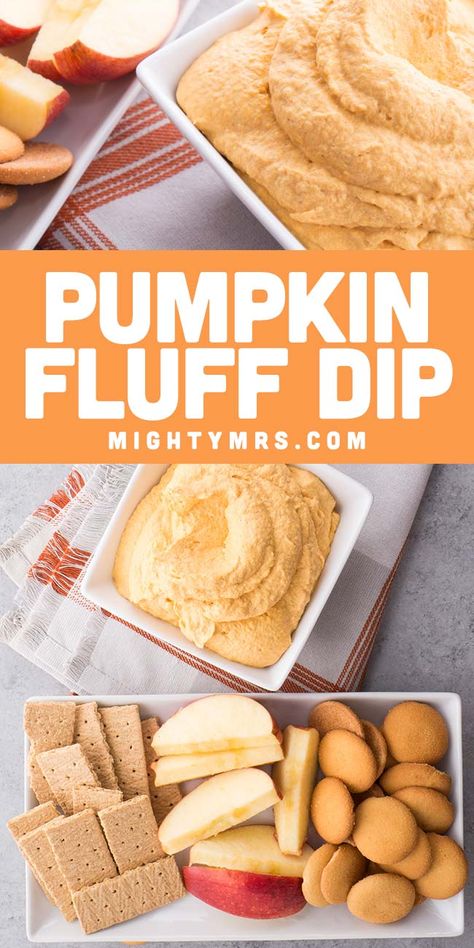 Pumpkin Fluff Dip, Fluff Dip, Pumpkin Fluff, Whipped Pumpkin, Halloween Appetizer, Pumpkin Bowl, Pumpkin Dip, Pumpkin Bowls, Yummy Fall Recipes