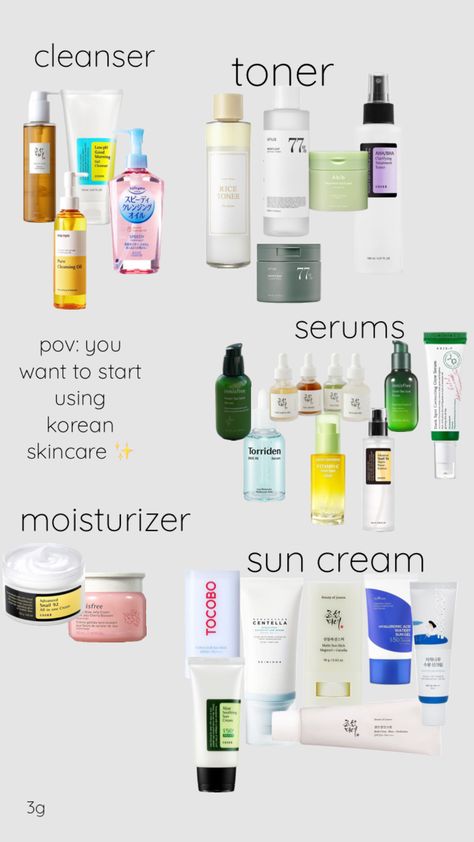 Skin Care Products, Korean Skincare, Beauty, Skin Care, Skincare Products, Care Products, Skin