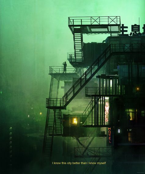 Matte Painting, Arte Jazz, Fotografi Urban, Cyberpunk Aesthetic, Cyberpunk City, Living On The Edge, Cinematic Photography, Cyberpunk Art, Environment Concept