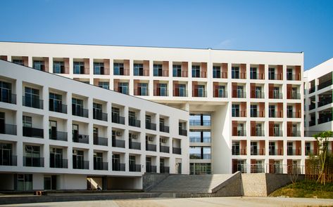 Gallery of Dormitories in Zhejiang University / STI Studio from the Architectural Design & Research Institute of Zhejiang University - 6 New Classical Architecture, Dorm Architecture Building, Hotel Floor Plan, College Architecture, Architectural Design House Plans, Student House, Hotel Interior Design, Research Institute, Architecture Student