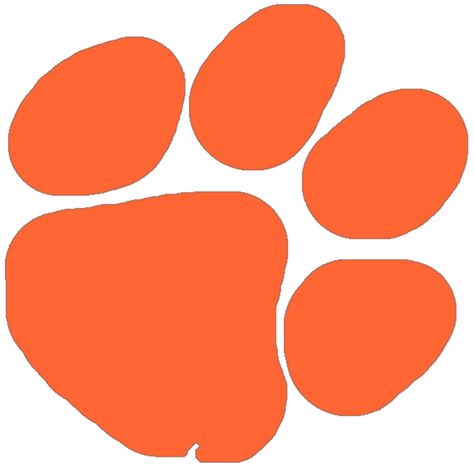 Tailgate Country � Tradition Thursday: Clemson Tigers - ClipArt Best - ClipArt Best Paw Stencil, Clemson Paw, Tiger Paw Print, Clemson Tiger Paw, Clemson Tigers Football, Paw Logo, Clemson Football, Tiger Paw, Tiger Football