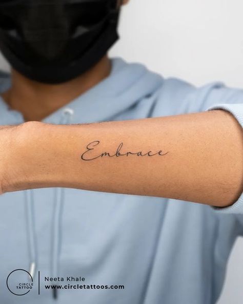 Embrace The Journey Tattoo, His Mercies Are New Every Morning Tattoo, Acceptance Tattoo, Embrace Tattoo, Struggle Tattoo, Journey Tattoo, Mens Tattoo, Product Photoshoot, The Way I Am