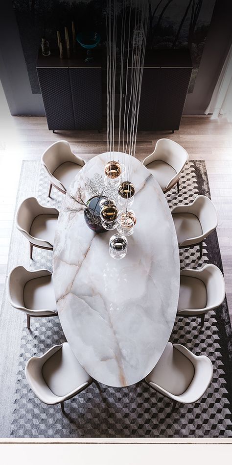 Large Round Dining Table For 8 Marble, Marble Stone Dining Table, Modern Kitchen Round Table, Marble Kitchen Table Decor, Modern Dinning Room Table, Quartzite Dining Table, Dining Table Design Oval, Oval Stone Dining Table, Oval Modern Dining Table