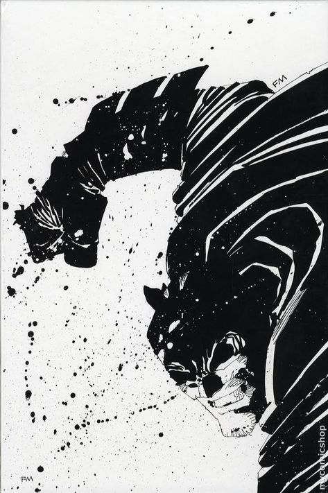 The Dark Knight Returns - Frank Miller; one of the best non-cannon works EVER… Frank Miller Batman, Frank Miller Art, Batman Canvas Art, Frank Miller Comics, Batman Painting, The Dark Knight Returns, Batman Canvas, Dark Knight Returns, Batman Poster