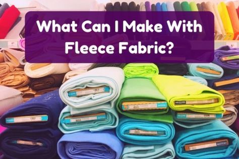 Fleece is an incredibly versatile material you can use for craft projects. Engage your creative side with these DIY project ideas for kids, teenagers, and adults! Couture, Tela, Fleece Diy, Sew Blankets, Fleece Sewing Projects, Fleece Crafts, Fleece Projects, No Sew Fleece Blanket, Diy Project Ideas