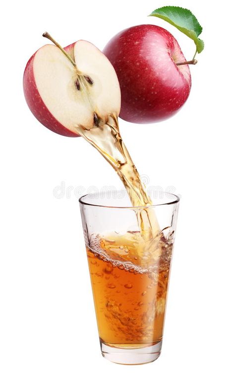 Fresh apple juice. royalty free stock image Jus Apel, Smoothie Factory, Fresh Apple Juice, Smoothie Combinations, Fruit Juice Packaging, Juice Bar Design, Juice Ad, Juice Logo, Fruit Splash