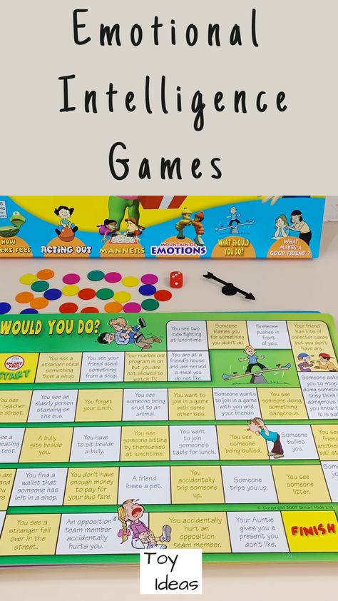 Social Skills Board Game, Emotional Intelligence Activity, Psychology Games Activities, Emotional Intelligence For Kids, Emotional Intelligence Activities Kids, Emotions Games For Kids, Social Emotional Games, Psychology Games, Emotion Games