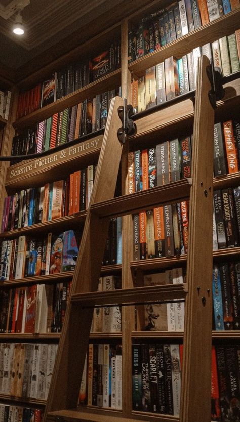 The Christmas Bookshop, Cute Bookshop Aesthetic, The Mistletoe Motive Aesthetic, Book Store Worker Aesthetic, Christmas Bookstore Aesthetic, Sliding Library Ladder, Small Bookshop Aesthetic, Cozy Book Store Aesthetic, Book Store Cafe Aesthetic