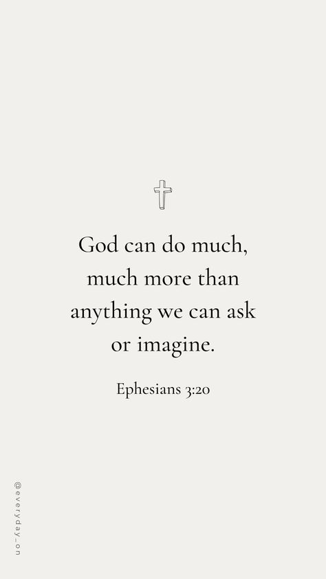 Godly Quotes, Bible Quotes Background, Short Bible Quotes, Short Bible Verses, Ephesians 3 20, Scriptures Bible, Motivational Bible Verses, Comforting Bible Verses, Christian Quotes God