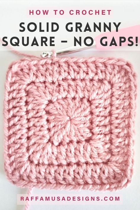 a solid crochet granny square without any holes or gaps Amigurumi Patterns, Crochet Granny Square Beginner, Granny Square Pattern Free, Virkning Diagram, Crochet Granny Square Tutorial, Granny Square Haken, Granny Square Tutorial, Crochet Square Blanket, Granny Square Crochet Patterns