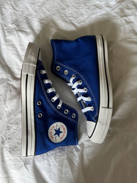 Rush Blue Converse, Converse Bleu, Zapatillas All Star, Blue Converse Shoes, Cute Converse Shoes, Converse Aesthetic, Buty Marki Nike, Cute Converse, New Balance 550