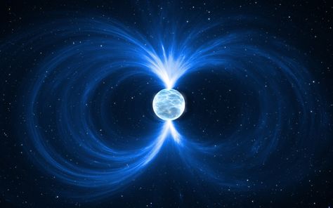 Mysterious Anomaly Weakening Earth's Magnetic Field Seems to Be Splitting Cassiopeia Constellation, Earth's Magnetic Field, Gravitational Waves, Neutron Star, Floating In Space, Cocoppa Wallpaper, Magnetic Field, Sistema Solar, Space And Astronomy