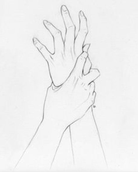 Hand References for Drawing | grabbing wrists Pencil Drawing Tutorials, Intimate Hands Reference, Siluete Umane, Hand Drawing Reference, Hand Reference, Kunst Inspiration, Gambar Figur, Hand Sketch, Angel Face