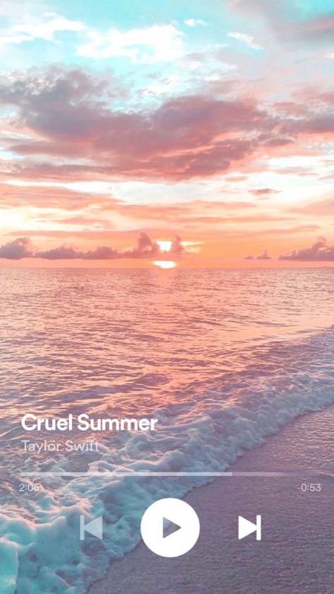 Summer Pfp Preppy, Cruel Summer Background, Summer Wallpaper Sunset, Cute Wallpaper Backgrounds Summer, Taylor Swift Phone Wallpaper Aesthetic, Beachy Taylor Swift, Lover Taylor Swift Aesthetic Wallpaper Lyrics, Wallpaper Backgrounds For Summer, Summer Aesthetic Iphone Wallpaper