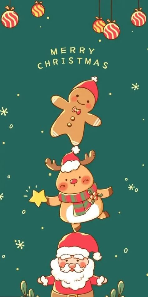 Cute Christmas Backgrounds, Christmas Wallpaper Iphone Cute, Christmas Lockscreen, December Wallpaper, Wallpaper Natal, Wallpaper Fofos, Wallpaper Christmas, Merry Christmas Wallpaper, Xmas Wallpaper