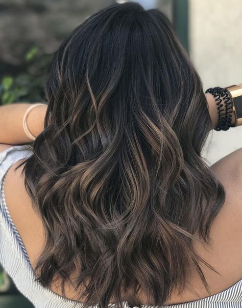 Ash Brown Balayage Highlights, Light Ash Brown Balayage, Dark Balayage, Ash Brown Balayage, Light Ash Brown, Cool Brown, Dark Brunette Hair, Black Hair Balayage, Brown Hair Inspo