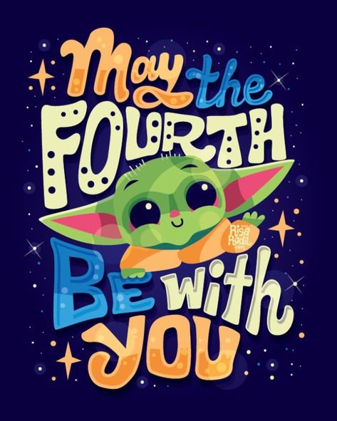 Yoda Art, Risa Rodil, Yoda Images, Happy Star Wars Day, Yoda Wallpaper, Yoda Funny, May The Fourth Be With You, May The Fourth, Print Screen