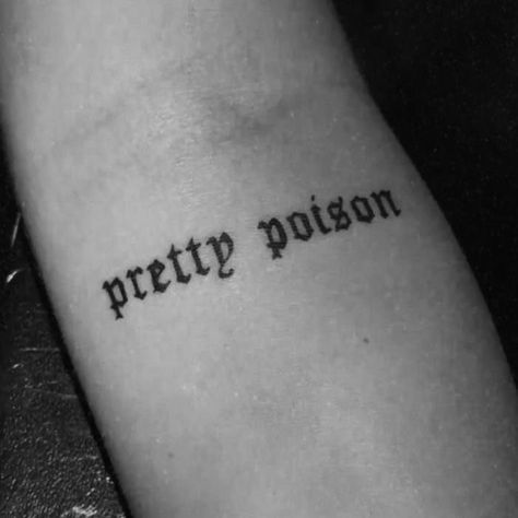 Pretty Poison, Pug Tattoo, One Word Tattoos, Surreal Tattoo, Wing Tattoo Designs, Wing Tattoo, Spiritual Tattoos, Cute Tattoos For Women, Word Tattoos