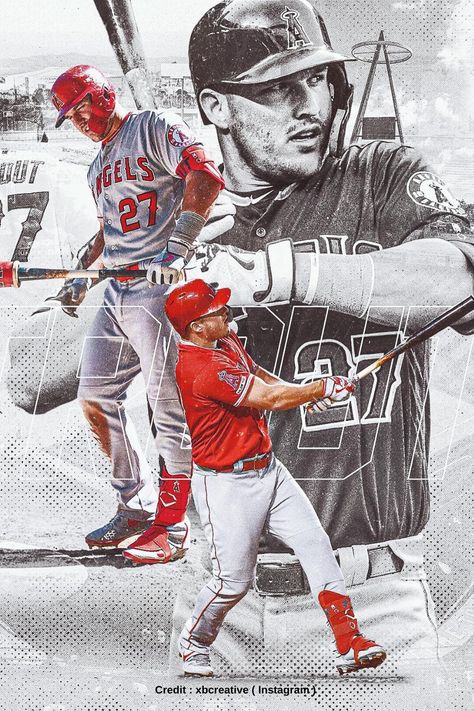 Sport Poster Ideas, Baseball Poster Design, Sport Flyer, Baseball Wallpaper, Mlb Wallpaper, Sports Advertising, Sports Design Ideas, Angels Baseball, Sports Design Inspiration