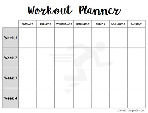 Workout Calendar Template, Workout Calender, Exercise Log Template, Workout Planner Template, Planning Sport, Weekly Workout Planner, Workout Plan Template, Training Planner, Template Jadwal