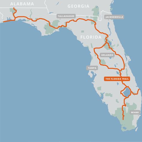 Florida Trail Hiking Guide - Guthook Guides Florida Hiking, Florida Trail, North Country Trail, Ocala National Forest, Backpacking Trails, Florida Adventures, Hiking Map, Backcountry Camping, Trail Hiking