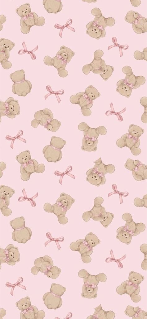 I Phone 7 Wallpaper, Walpapper Vintage, Bows Pink, Bow Wallpaper, Teddy Bear Wallpaper, Best Wallpaper Hd, Pink Wallpaper Girly, Cocoppa Wallpaper, Simple Phone Wallpapers