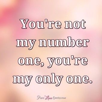 You Are My Number One Quotes, You Are My Only One, I Want You Now, Great Day Quotes, My One And Only, Infp T, My Other Half, Youre Mine, Cosmetics Bag