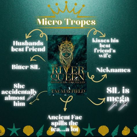 Microtropes, anyone?? The River Queen is perfect for those who love Atlantis: The Lost Empire, The Little Mermaid, romantasy, and high stakes. If, like me, you thoroughly enjoy reading fantasy books with friends to lovers, fated mates, and one bed, then this is definitely the book for you. 🔱 Blurb 🔱 When unexpectedly faced with running the kingdom alone, Queen Adara of the Rivenden mermaids quickly finds herself facing a foe she never expected to see again. As if that wasn't difficult en... River Queen, Fated Mates, Atlantis The Lost Empire, Friends To Lovers, Fantasy Authors, Enjoy Reading, One Bed, High Stakes, Kissing Him