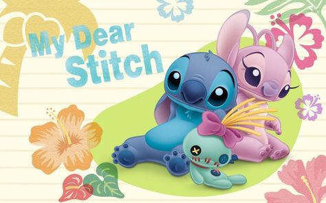 Free download stitch wallpapers HD. Disney Characters Stitch, Lindo Disney, Tema Disney, Lilo Y Stitch, Film Anime, Wallpaper Disney, Disney Background, Stitch Cartoon, Disney Iphone