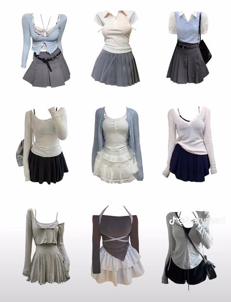 Skirt Outfits Inspiration, Everyday Ballet Outfits, Pretty Simple Outfits, Sewing Outfits Ideas, Casual Cute Dress, Girly Girly Outfits, Cami Layering Outfit, J Fashion Aesthetic, Ingenue Clothing