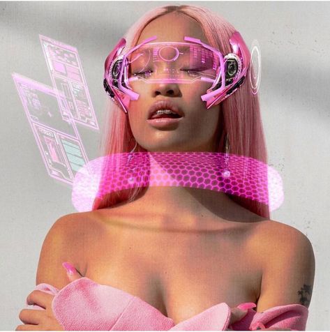 🙌🏽 to this Cyber barbie aesthetic 👛💕 Futuristic Aesthetic, Cyberpunk Aesthetic, Futuristic Art, Futuristic Fashion, Retro Futuristic, Black Doll, Cyberpunk 2077, Paris Hilton, Retro Futurism