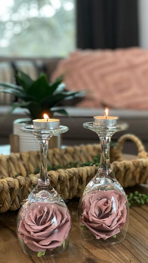 Candles romantic | Wedding table centres, Mothers day decor, Candle table decorations Romantic Wedding Table, Candles Romantic, Wedding Table Centres, Table Centres, Tafel Decor, Wedding Centerpieces Diy, Candy Land Christmas, Diy Centerpieces, Things I Love