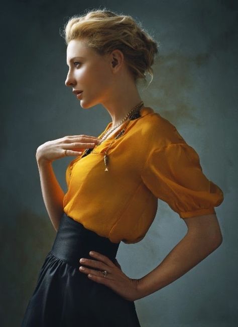 Annie Leibovitz, Mode Editorials, Foto Portrait, Poses Photo, Cate Blanchett, Foto Inspiration, Portrait Inspiration, 인물 사진, Studio Portraits