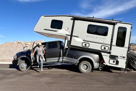 Ram 3500 Dually, Slide In Truck Campers, Pickup Camper, Slide In Camper, Truck Bed Camper, Truck Caps, Truck Campers, Rv Truck, Heavy Duty Trucks