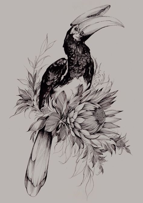 Bird Tattoo Ideas, Tato Suku, African Tattoo, Tattoo Inspiration Men, Painting The Roses Red, Animal Illustration Art, 1440x2560 Wallpaper, Botanical Tattoo, Bird Tattoo