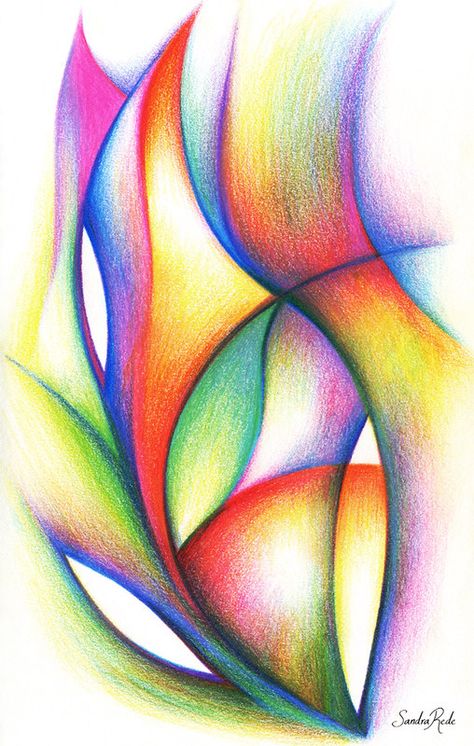 Breath | Colored pencils on paper Sandra Rede www.sandrarede… | Flickr Pencil Drawing Tutorials, Abstract Color Pencil Art, Colored Pencil Ideas, Colour Pencil Drawing Ideas, Colourful Drawing Ideas Creative, Easy Abstract Art, Abstract Pencil Drawings, Color Pencil Sketch, Colored Pencil Artwork