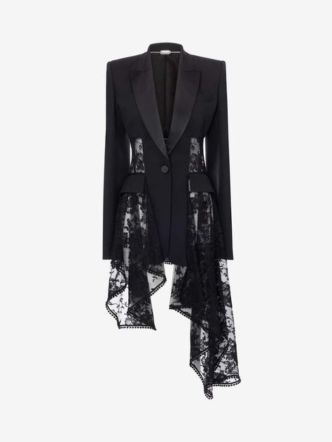 #affiliatead -- Alexander Mcqueen Lace Drape Corset Jacket -- #chic only #glamour always Corset Jacket, Alexander Mcqueen Jacket, Alexander Mcqueen Fashion, Woman Suit Fashion, Lace Jacket, Elegantes Outfit, Luxury Vintage, Kpop Fashion Outfits, Stage Outfits