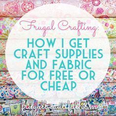 Tela, Patchwork, Cheap Craft Supplies, Awesome Crafts, Diy Event, Cheap Crafts, Cheap Fabric, Crafts To Make And Sell, Fun Craft