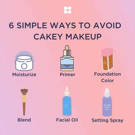 How To Avoid Cakey Makeup Tips, How To Not Get Cakey Makeup, How To Not Have Cakey Makeup Tips, How To Make Makeup Not Look Cakey, How To Avoid Cakey Makeup, Avoid Cakey Makeup, Cakey Makeup, Makeup Suggestions, Dry Skin Makeup