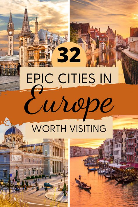 City Trips Europe, Best Places In Europe, Best Cities In Europe, Beautiful Cities, Cities In Europe, Places In Europe, European Vacation, Europe Vacation, European Destinations