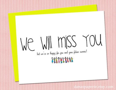 We Will Miss You Cards Happy Journey Gift Ideas, Miss You Cards Handmade Friends, Happy Journey Cards Handmade, We Will Miss You Poster Ideas, Miss You Notes Friends, We Will Miss You Cards For Teachers, Will Miss You Cards, Diy Miss You Cards, Happy Journey Card