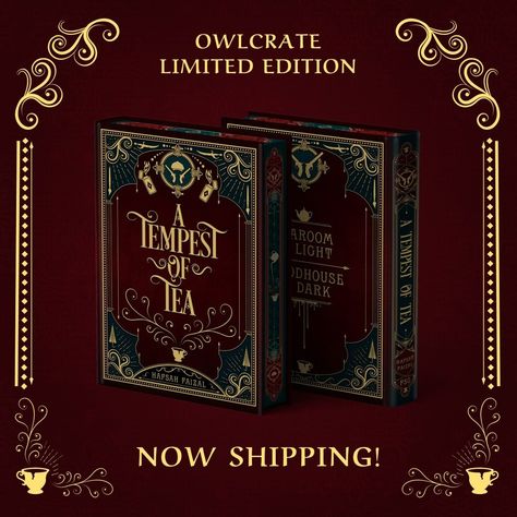 Hey Book Owls, we are thrilled to announce our OwlCrate Limited Edition of 🫖 A Tempest of Tea 🫖 by international bestselling author, Hafsah Faizal (@Hafsahfaizal).⁠ is NOW SHIPPING!!!! ⁠ ⁠ ❗️❗️SOLD OUT - waitlist link is available in link in bio❗️⁠❗️⁠ ⁠ We can't wait for you to see this beautiful edition in real life! ⁠ ⁠ ⁠ Our OwlCrate Limited Edition will feature:⁠ 🫖 Exclusive redesigned cover by @timbeeren⁠ 🫖 Exclusive reverse dust jacket illustrated by @allexandracurte⁠ 🫖 Exclusive foil c... We Hunt The Flame, Holly Black Books, Book Subscription Box, School Boxes, Limited Edition Book, Turning Pages, Book Subscription, Academia Fashion, Holly Black