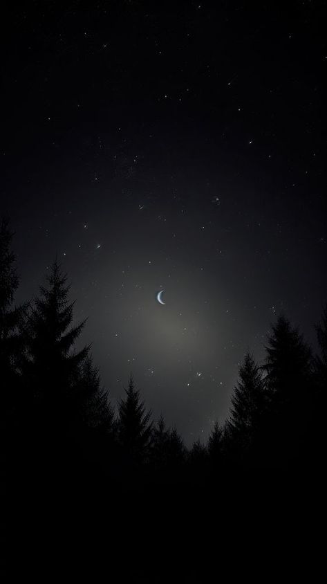 Nature, Black Sky Aesthetic Wallpaper, Black Night Sky Aesthetic, Wallpaper Moon Iphone, Black Galaxy Wallpaper, Dark Theme Background, Dark Screensaver, Dark Moon Wallpaper, Wallpaper Black Dark