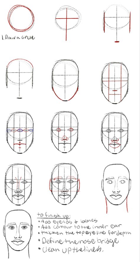 Facial proportion map and guidelines How To Draw Face Guidelines, Realistic Face Guidelines, Facial Guidelines Drawing, Face Porpotion Reference Drawing, Facial Anatomy Drawing, Head Guidelines, Facial Structure Drawing, Face Guidelines Drawing, Face Guidelines